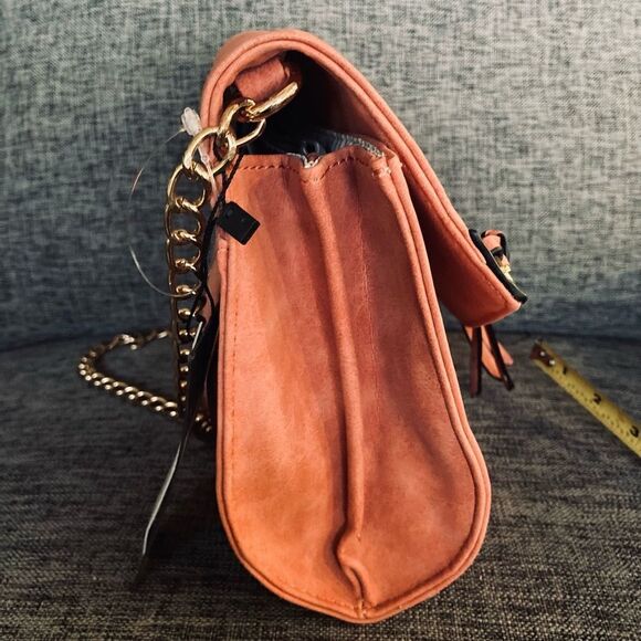 NWT Violet Ray Gold Chain Crossbody Bag Purse - Picture 6 of 6